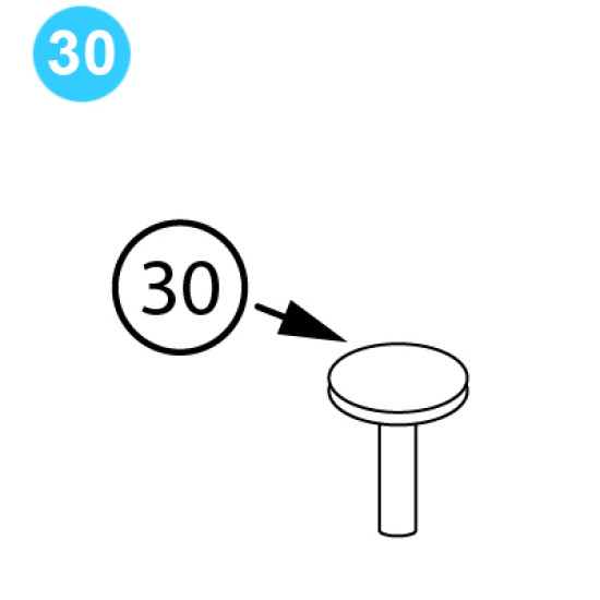 item#30 BJ Style Hook Housing, Plunger BJ Style Hook image