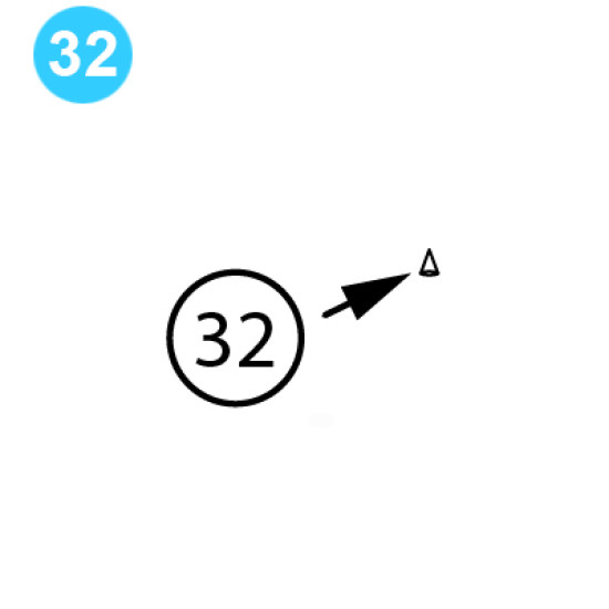item#32 BJ Style Hook Screw, Plunger image
