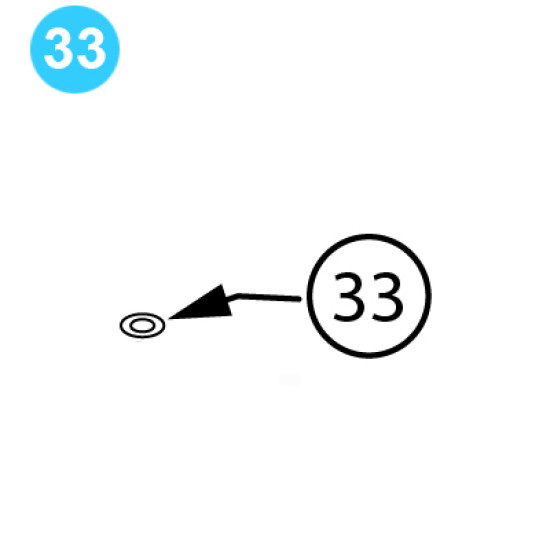 item#33 BJ Style Hook Seal, Plunger BJ Style Hook image