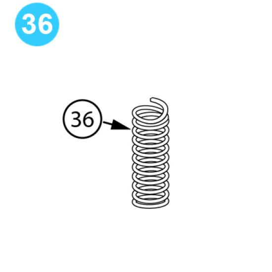 item#36 BJ Style Hook Spring, Outer image