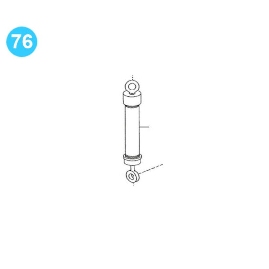 item#76 BJ Style Rod Tong Mark IV Hanger Suspension Tube Assembly image