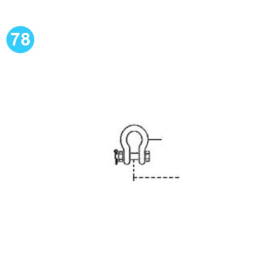 item#78 BJ Style Rod Tong Mark IV Safety Clevis BJ Style Rod Tong Mark IV image