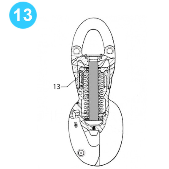 item#13 Web Wilson Style Hook Dust Seal image