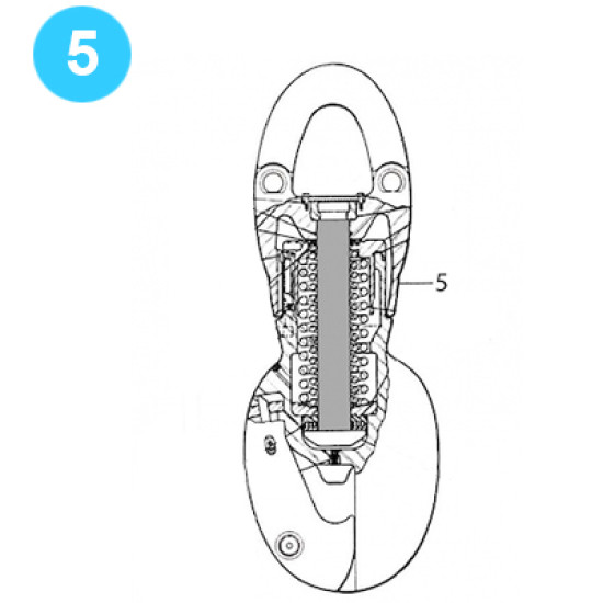 item#5 Web Wilson Style Hook Shank Head Web Wilson Style Hook image