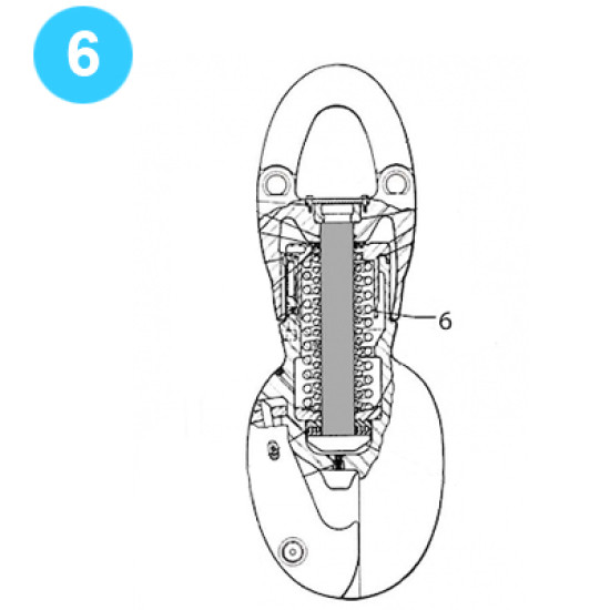 item#6 Web Wilson Style Hook Main Spring image