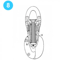 item#8 Web Wilson Style Hook Equalizer Ring item#8 Web Wilson Style Hook Equalizer Ring
