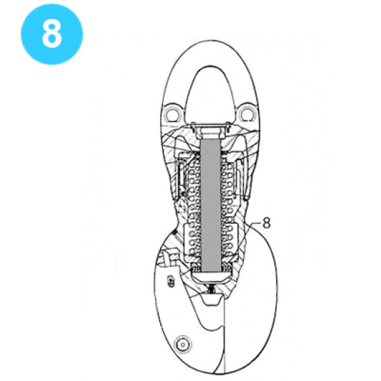 item#8 Web Wilson Style Hook Equalizer Ring Web Wilson Style Hook image