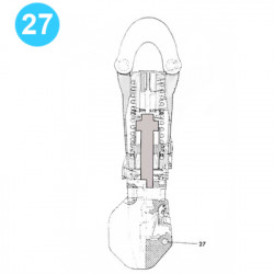 item#27 Model 5100 (100 Ton) Lower Locking Arm item#27 Model 5100 (100 Ton) Lower Locking Arm