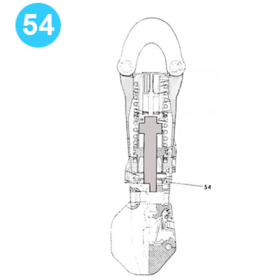 item#54 Model 5500 (500 ton) Positioner Nut image