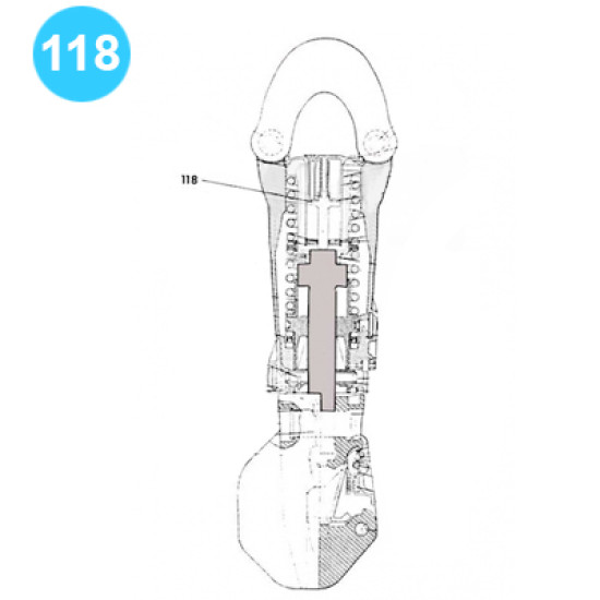 item#118 Model 5100 (100 Ton) Clevis Pin image