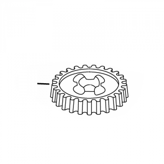 item#80 BJ Style RS Tubing Tong Low Speed Driven Gear Assembly BJ Style RS Tubing Tong image
