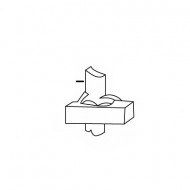 24553-1 BJ Style RS Power Tong Jaw Assembly, 4-1/2"