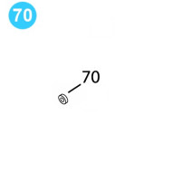 item#70 BJ Style CTSX Tubing Tong Gear Shift Shaft Stover Nut