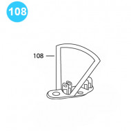 item#112 BJ Style RS Tubing Tong Control Bracket Weldment, (Lever Style)