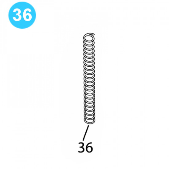 item#36 BJ Style RS Tubing Tong Suspension Spring, Inner image