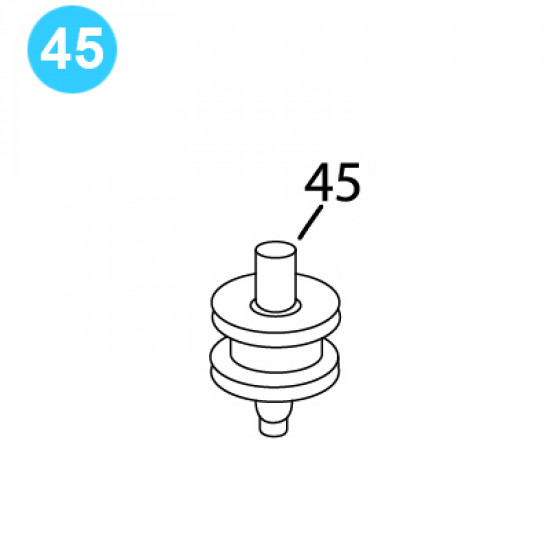 Showing image for 30835 BJ Style RS Power Tong Front Idler Roller Assembly 30835 BJ Style RS Power Tong Front Idler Roller Assembly BJ Style RS Tubing Tong image