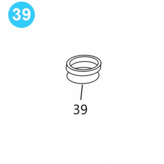 item#39 BJ Style RS Tubing Tong Suspension Spring Housing, Lower Cap image