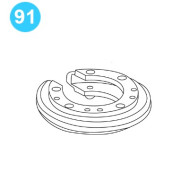 item#91 BJ Style RS Tubing Tong Outer Ring Assembly