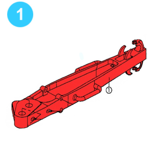 Showing image for item#1-8 BJ Style Type HT-100 Manual Tong Lever Assy. item#1-8 BJ Style Type HT-100 Manual Tong Lever Assy. image