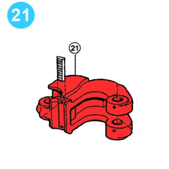 item#21-23,7,25,29 BJ Style Type C Manual Tong Long Jaw Assy. BJ Style Type 