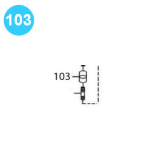 item#103 BJ Style Rod Tong Mark IV 45 deg. Elbow BJ Style Rod Tong Mark IV image