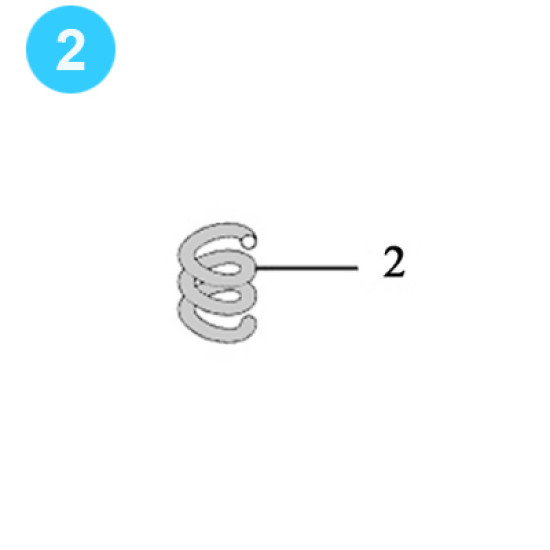 Showing image for 58-71 / L508 Compression Spring 58-71 / L508 Compression Spring Foster Style Tongs 5893R image