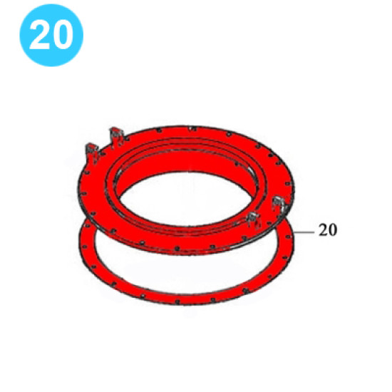 58-256 Top Gasket Foster Style Tongs 5893R image