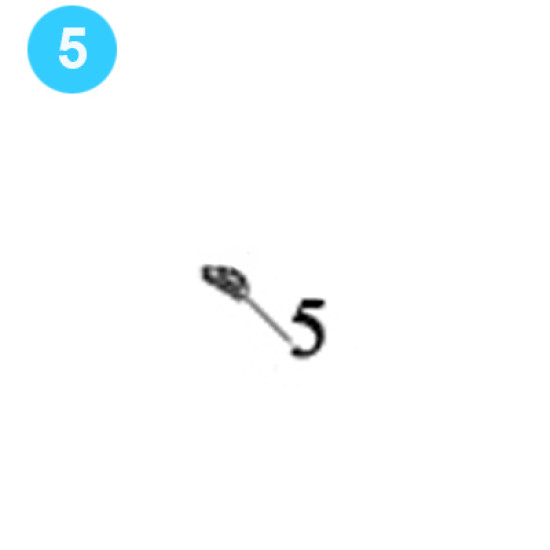 Showing image for 11-176 / K500-3 Hy Pro Key #18 11-176 / K500-3 Hy Pro Key #18 Foster Style Tongs 5893R image