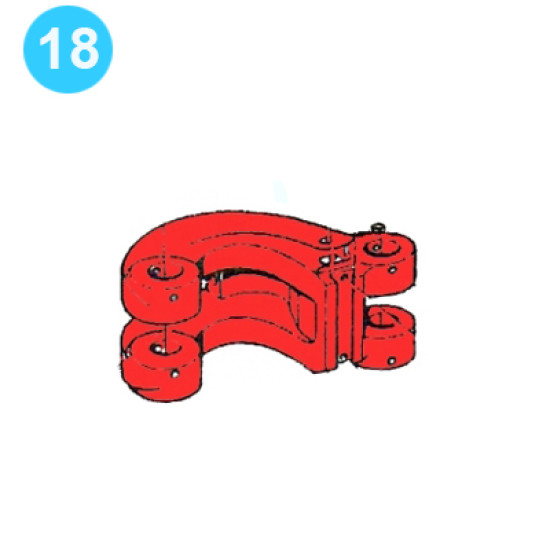 item#18-29, 31, 36 BJ Style Type B Manual Tong Long Jaw Assy. image