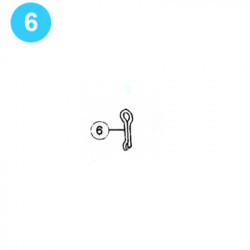 item#6 BJ Style Type B Manual Tong Tong Line Pin item#6 BJ Style Type B Manual Tong Tong Line Pin
