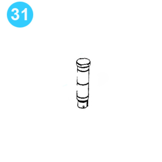 25860 BJ Style Threaded Hinge Pin for DB Tong image