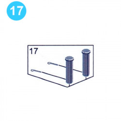 11-117 Baash-Ross Style Safety Clamp Handle Link Pin (Original Style) 11-117 Baash-Ross Style Safety Clamp Handle Link Pin (Original Style)