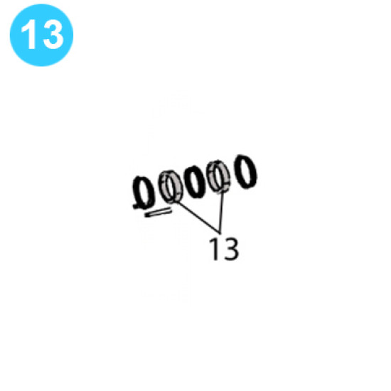 item#13 U II BOP Cameron Style - 18-3/4in, 15000psi WP Latern Ring 18-3/4