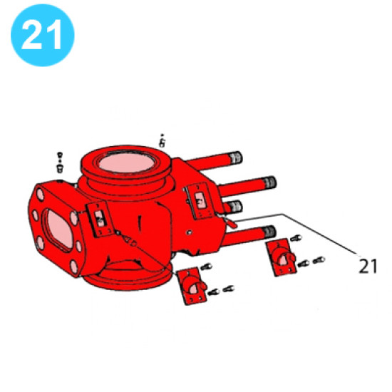 item#21 U II BOP Cameron Style - 18-3/4in, 10000psi WP Quick Disconnect 18-3/4