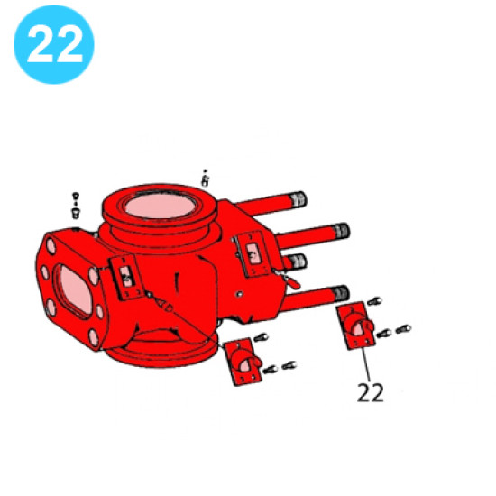 item#22 U II BOP Cameron Style - 18-3/4in, 10000psi WP Protective Cover image