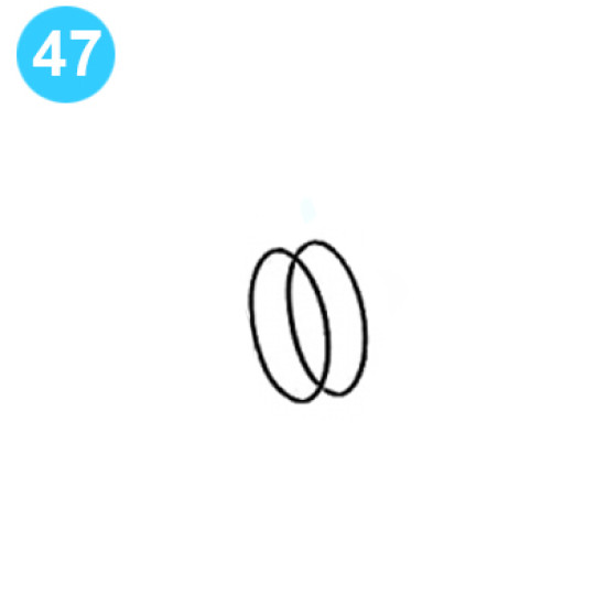 item#47 U II BOP Cameron Style - 18-3/4in, 15000psi WP O-Ring image