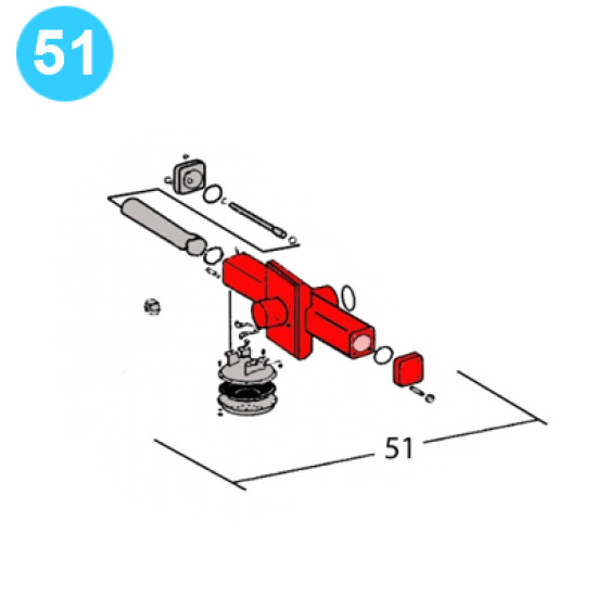 item#51 U II BOP Cameron Style - 18-3/4in, 15000psi WP Wedgelock w/ Pressure 18-3/4