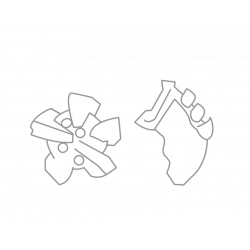 Soft and Soft Sticky Bit-Tech Bits Style "IADC Code" M232 Soft and Soft Sticky Bit-Tech Bits Style "IADC Code" M232