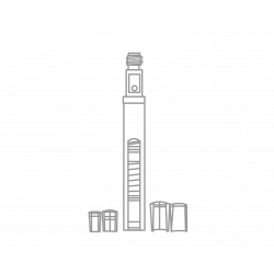 item#0 1-1/4" Tubing Horn Socket O'Bannon Style Complete Horn Socket