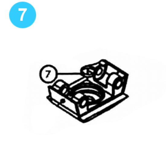 item#7 Oil Country Style Traveling Block Series 80 Well Service Case Bushing image