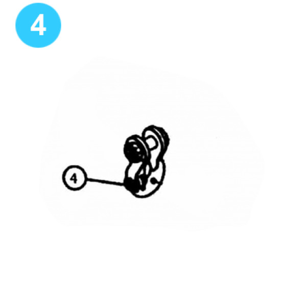 item#4 McKissick Style Traveling Block Series 80 Well Service Rod Hook Latch Series 80 McKissick Style image