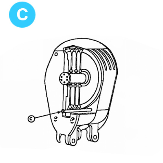 item#C McKissick Style Traveling Block Series 80 Well Service Tie Bolt Series 80 McKissick Style image