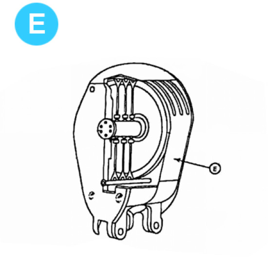 item#E McKissick Style Traveling Block Series 80 Well Service Sheave image