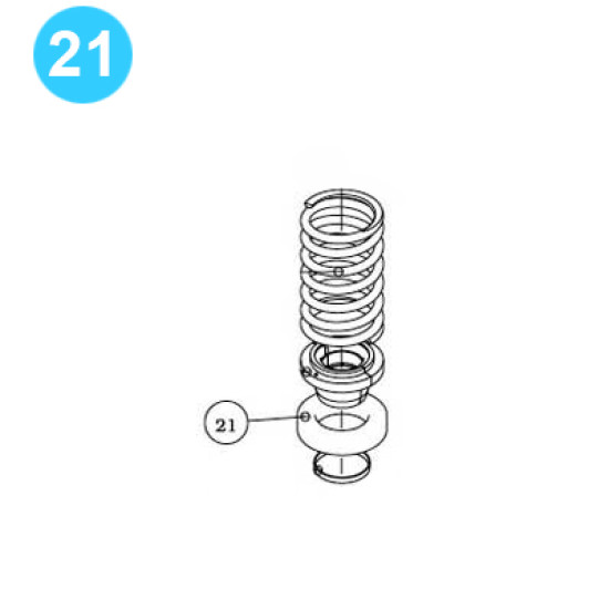 item#21 McKissick Style Traveling Block Series 70 Well Service Thrust Bearing, Hook image