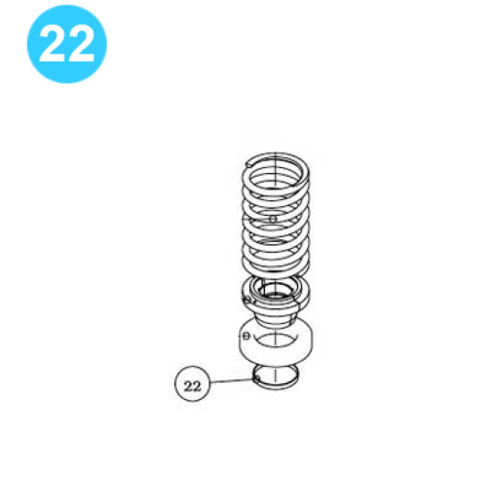 item#22 McKissick Style Traveling Block Series 70 Well Service Case Bushing Series 70 McKissick Style image