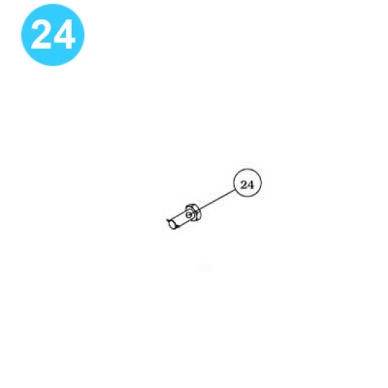 item#24 McKissick Style Traveling Block Series 70 Well Service Upper Arm Bolt image