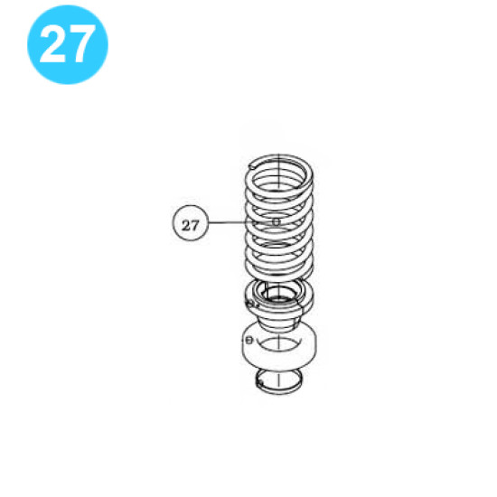 item#27 McKissick Style Traveling Block Series 70 Well Service Spring Series 70 McKissick Style image