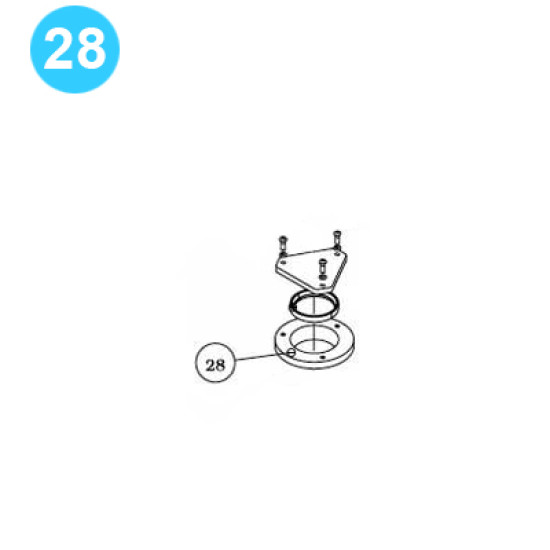 item#28 McKissick Style Traveling Block Series 70 Well Service Spring Retaining Ring Series 70 McKissick Style image