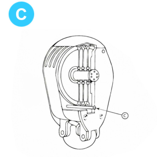 item#C Oil Country Style Traveling Block Series 70 Well Service Tie Bolt image