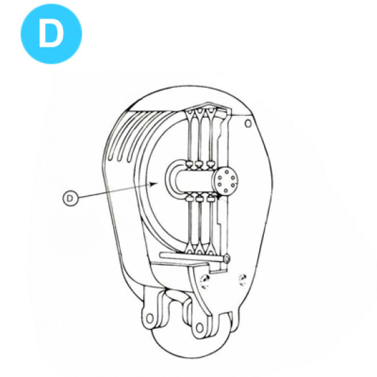 item#D Oil Country Style Traveling Block Series 70 Well Service Sheave Oil Country Style Series 70 Blocks image